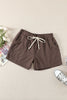 Women Casual Khaki Faylin Linen Shorts - My Store