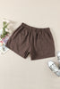 Women Casual Khaki Faylin Linen Shorts - My Store