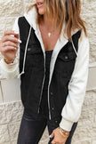 Black Sherpa Denim Jacket - My Store