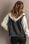 Black Sherpa Denim Jacket - My Store