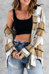 Plaid Hooded Shirt Jacket - My Store