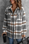 Winter Brown Plaid Shacket - My Store