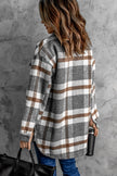 Winter Brown Plaid Shacket - My Store