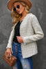 Frayed Slim-fit Plaid Jacket - My Store