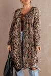 Fashion Snake Print Long Cardigan - My Store