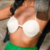 LEIA Cotton Rope Bikini Top In Off-white - My Store