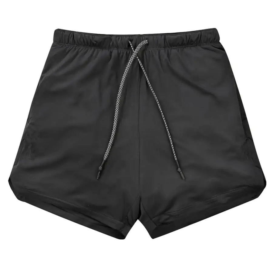 Men 2 in 1 Running Shorts Jogging Gym Fitness - My Store