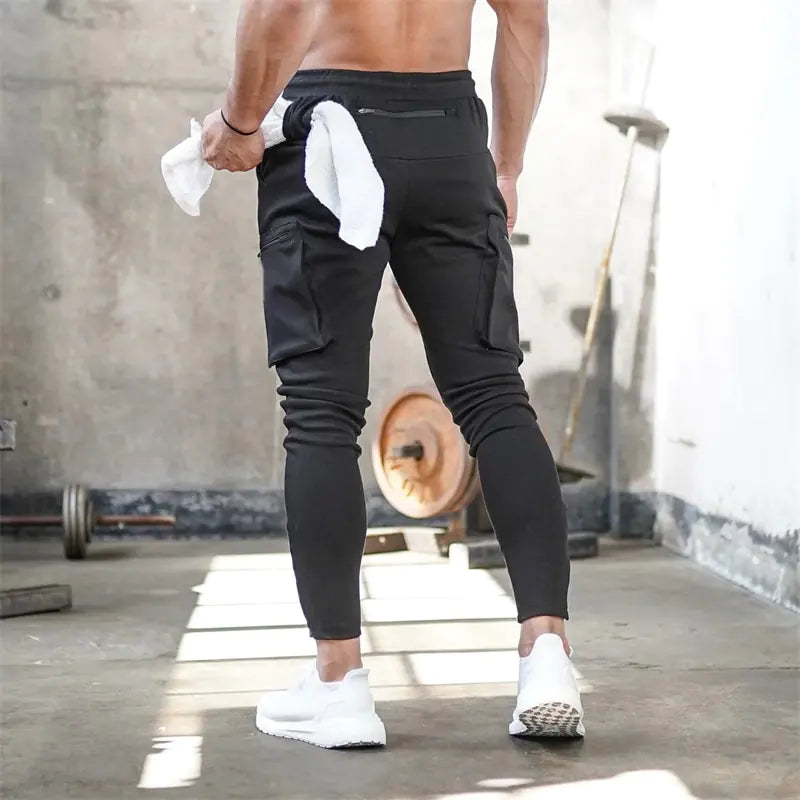 Sports Pants Multi-pocket Zipper Men - My Store