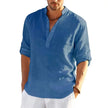 Men's Linen Long Sleeve Shirt - My Store