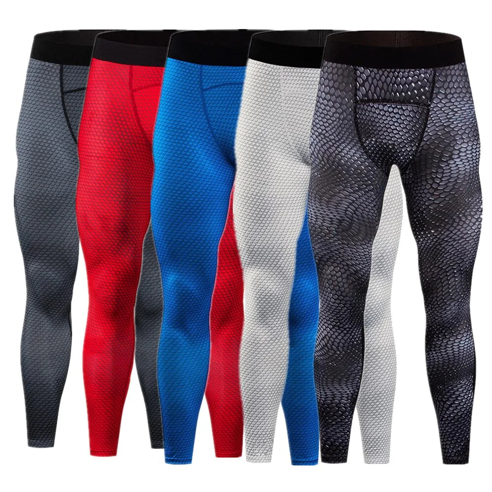 Men's Compression Running Tights: New Fitness Gym Leggings - My Store