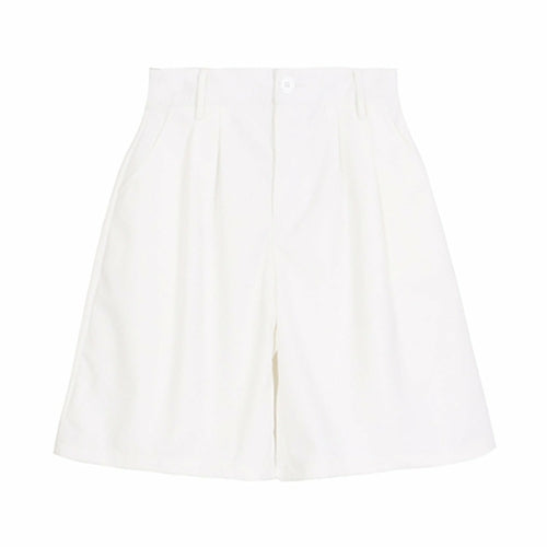 Loose Cut Cloth Bermuda Shorts - My Store