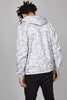 White camo full zip packable rain jacket and windbreaker - My Store