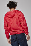 Red full zip packable rain jacket and windbreaker - My Store