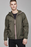 Men's torba full zip packable rain jacket and windbreaker - My Store