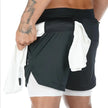 2020 Summer Men's 2-in-1 Quick Dry Running Shorts - My Store