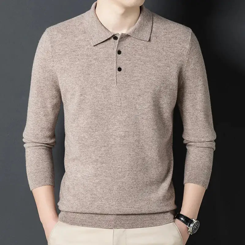 Luxurious Polo Sweater for Men - My Store