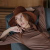 MEG Jute Straw Hat In Burnt Sienna - My Store