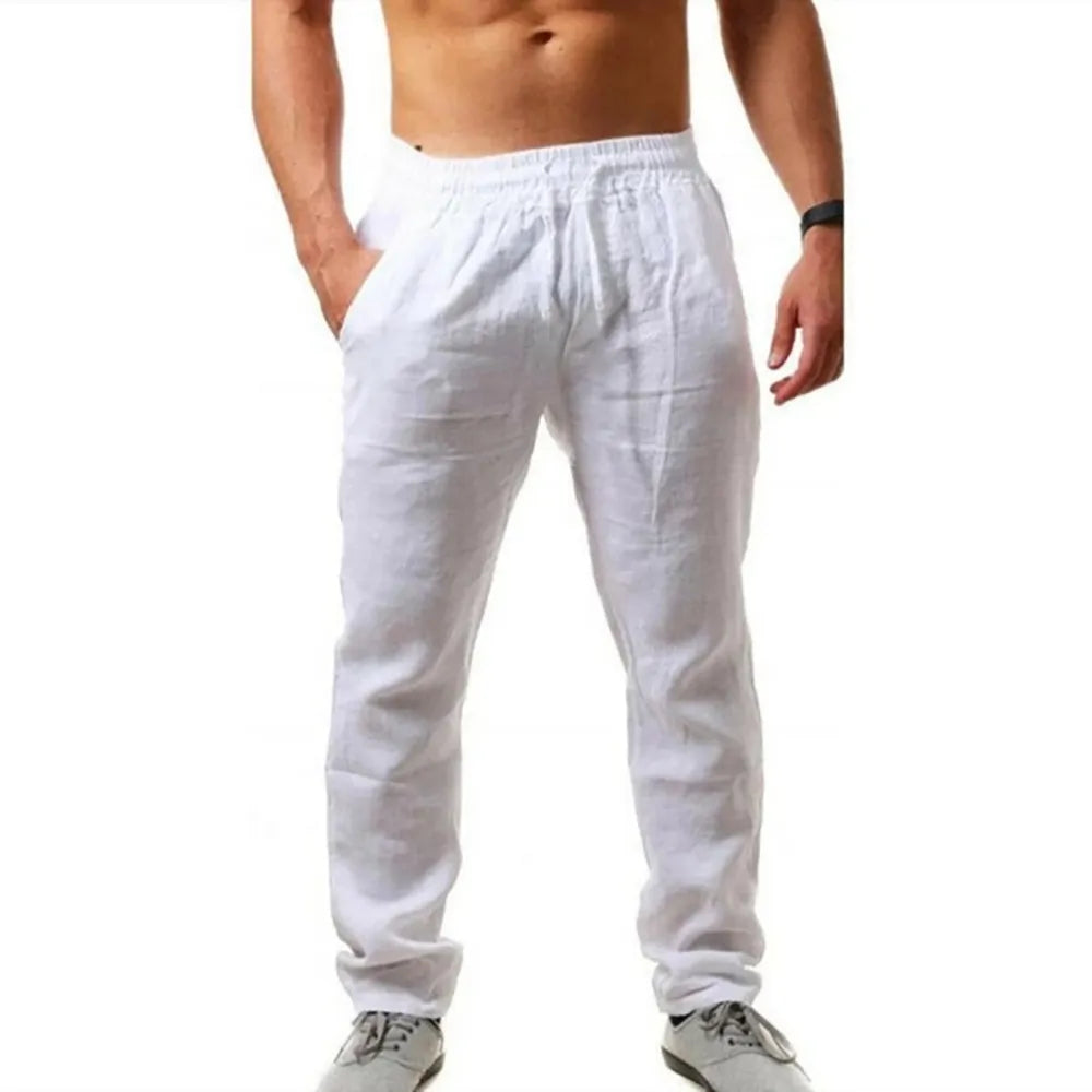 Men's Breathable Cotton Linen Pant - My Store