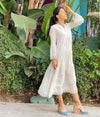 MIKA MAXI DRESS - NATURAL - My Store