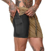 Men 2 in 1 Running Shorts Jogging Gym Fitness - My Store