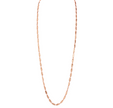 Textured link long chain Necklace - My Store