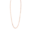 Textured link long chain Necklace - My Store