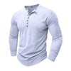 Vito Cotton Comfort Half-Button Long Sleeve