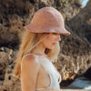 NALA Safari Jute Straw Hat In Blush Rose - My Store