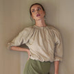 NORMA Recycled Ruffle Jacket, in Beige - My Store