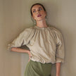 NORMA Recycled Ruffle Jacket, in Beige - My Store