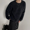 Men's Mink Wool Knit Pullover - My Store