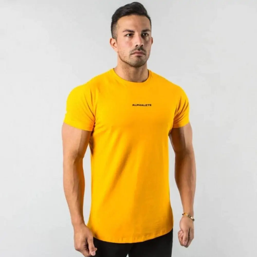 Men Fitted Gym T-Shirt - My Store