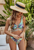 Tie-Dye Crisscross Tie-Back Bikini Set - My Store