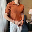 2023 High Quality Knitted Polo Shirt Men - My Store