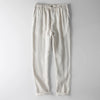 Men's Italian Pure Linen Pants - LEATHERS AND FEATHERS