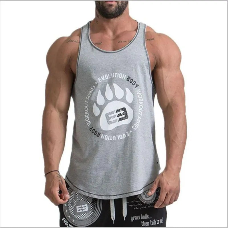 2019 Men's Bodybuilding Stringer Tank Tops: Fitness Singlets - My Store