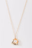 Gold Chain Shell Pendant White Pearl Necklace - My Store