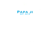 Classic Blue Text PAPA JI T-Shirt - My Store