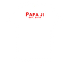 Retro Red Text PAPA JI T-Shirt - My Store