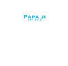 Classic Blue Text PAPA JI T-Shirt - My Store