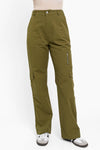 High Waisted Wide Leg Pockets Cargo Pants - My Store