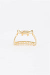 3pcs Gold Small Cat Shaped Cut-Out Hair Clip - My Store