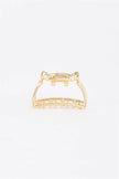 3pcs Gold Small Cat Shaped Cut-Out Hair Clip - My Store