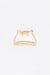 3pcs Gold Small Cat Shaped Cut-Out Hair Clip - My Store