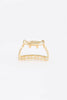 3pcs Gold Small Cat Shaped Cut-Out Hair Clip - My Store