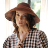 REIGN Jute Hat In Burnt Sienna - My Store