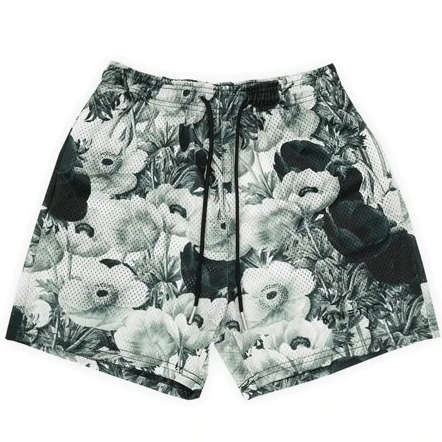 Summer New men short pant Rose Design Casual - My Store