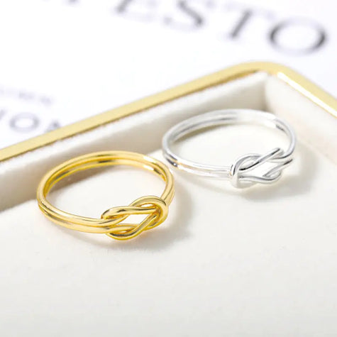 Knot Infinity Rings For Women - My Store