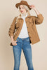 Fleece Jacket Lapel Button up Sherpa Coat - My Store