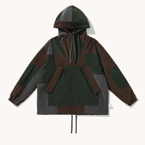 Corduroy Splice Hooded Jacket